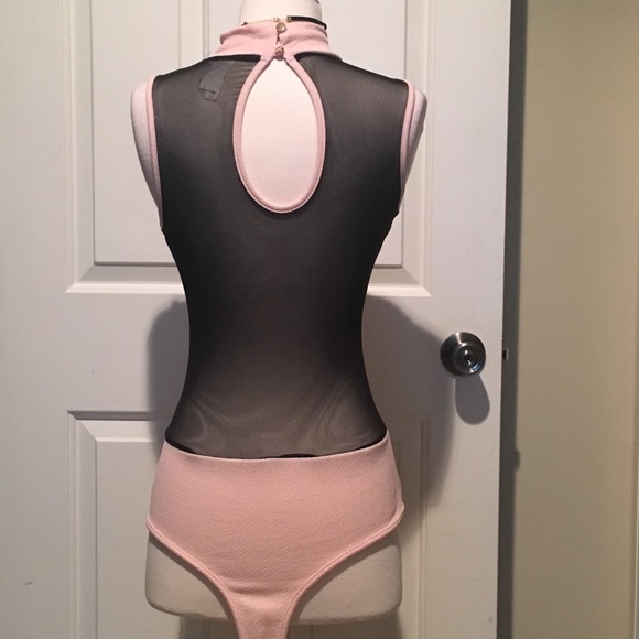 Peach Shimmery Bodysuit - Picture 4 of 5